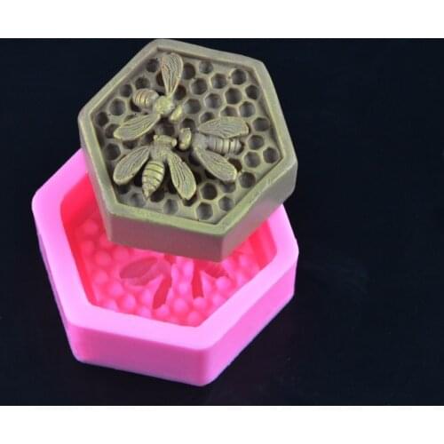 KLM Honey Fondant Cake Mold Silicone Liquid Handmade Soap Chocolate Mould