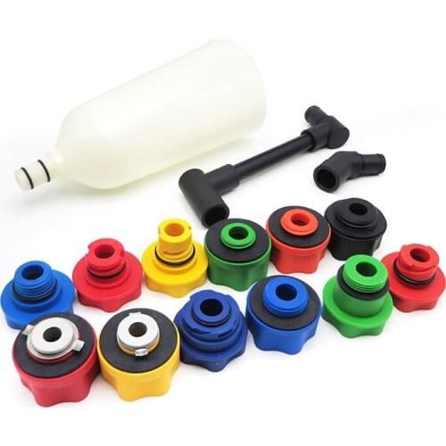 15pcs Engine Oil Filter Set Car Topping Up Engine Oil Funnel Set Spillproof Filter Fits For Audi EA888 VW BMW BENZ Land Rover