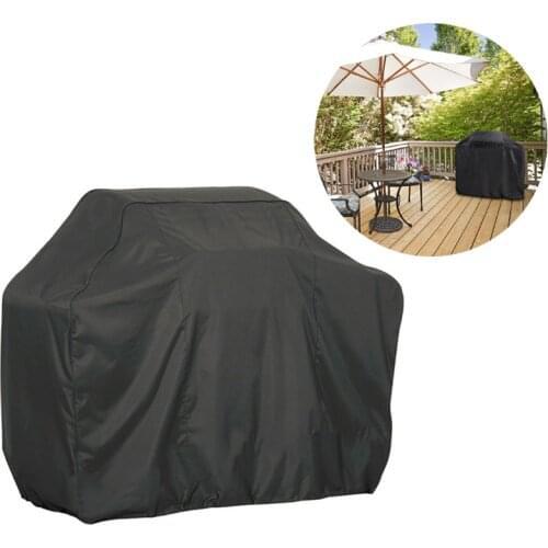 BBQ Cover Outdoor Dust Waterproof Grill Cover Gas Anti-dust Rain Sun Protective Barbecue Cover For Gas Charcoal Storage Tools