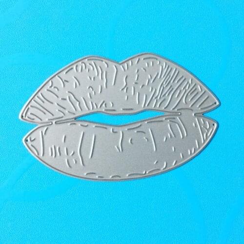 YLCD153 Kiss Metal Cutting Dies For Scrapbooking Stencils DIY Photo Album Cards Decoration Embossing Folder Craft Die Cuts Mold