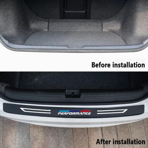 For BMW New 3/5 series X1 X3 X4 X5 X6 M3 M4 M5 Z4 Car Rear Bumper Trunk Stickers Automobile Styling Car Tuning Accessories