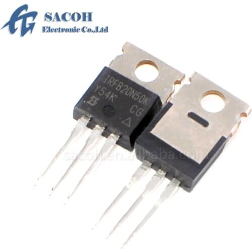 New Original 10PCS/Lot IRFB20N50K FB20N50K IRFB20N50 or IRFB22N20P or IRFB22N50K IRFB22N60C3 TO-220 20A 500V Power MOSFET