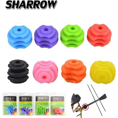 2pc Bowstring Stabilizer Ball Rubber Bow String Suppressor Damping Outdoor Hunting Shooting Bow And Arrow Archery Accessories