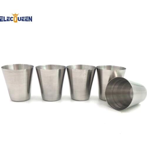 30ml Stainless Steel Cups Wine Beer Whiskey Mugs Outdoor Travel Cup Cups Set for wine bar ,5 pcs/lot
