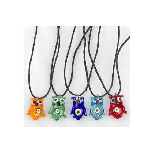 Owl Glass Pendant