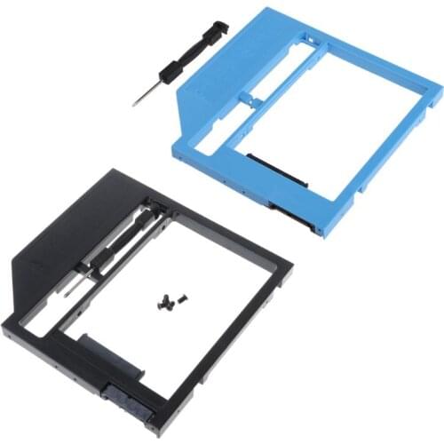 Second HDD Caddy 2nd SATA To SATA 2.5" HDD SSD 9.0mm Enclosure For Laptop CD ROM O21 20 Dropshipping