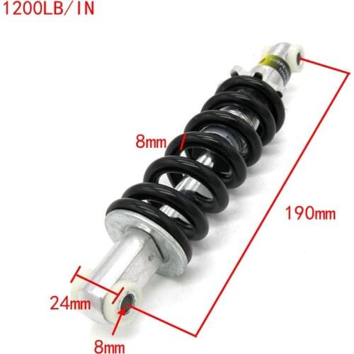 90 100 125 150 170 190mm 750LB 1200LB Rear Suspension Shock For 47cc 49CC Super Minimoto ATV Electric Scooter Mini Pocket Bike