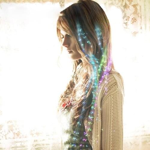 12PCS LED Shining Glow Hair Braid Flash Fiber Hairpin Clip Luminous Headband Luminescent LED Party LED Birthday Gift