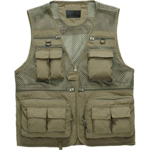 Vest Mens New Quick Dry Vest Mens Outdoor Photography Sports Clothing Breathable More Pockets Vest Chalecos Para Hombre