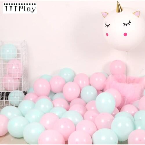10Pcs 10inch Unicorn Party Macaron Color Latex Balloon Wedding Decoration Kids Birthday Party Balloon Valentines Day Decoration