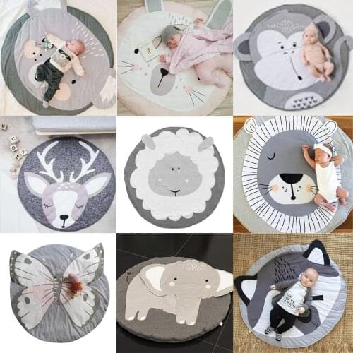 20 color animal print children crawling mat newborn play mat carpet children room decoration