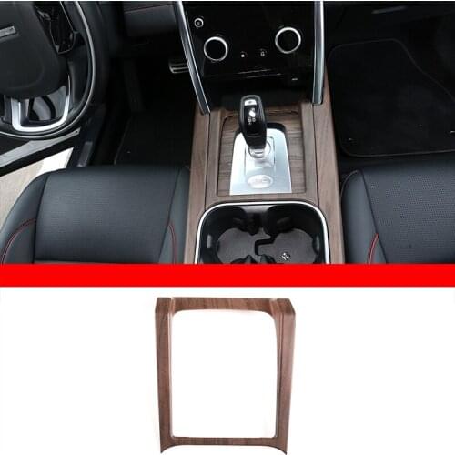 For Land Rover Discovery Sport 2020 car styling ABS carbon fiber/silver central control gear trim frame car accessories