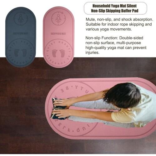Household Yoga Mat Silent Non-Slip Skipping Buffer Pad Aerobics Jumping Cushion 127X62CM For Adult Child Exercise Pet Playing