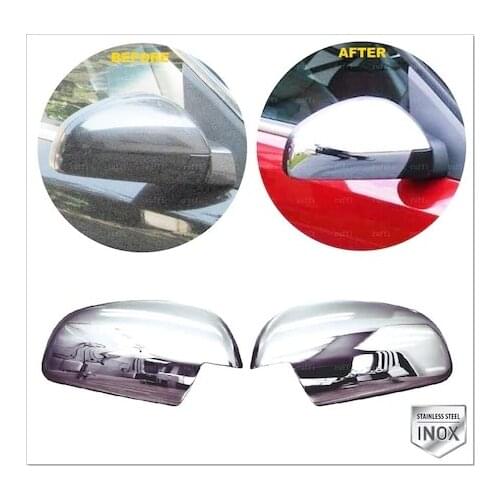 For Opel Vectra C Chrome Mirror Cover Over 2002 Stainless Steel Chromium Styling Accessories Car Exterior Modified