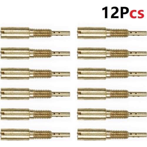 12PCS Carburetor Main Jet Kit Pilot Jets Slow Jet For Mikuni Carb VM28 /486 HS40, HSR42 / 45/48 RS34-RS40