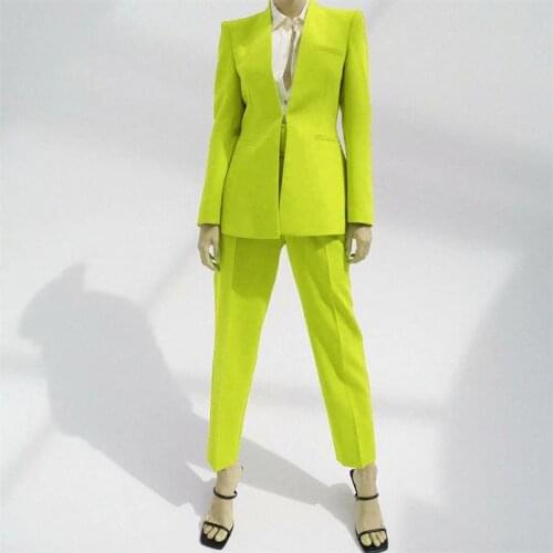 MESTTRAF Women 2021 Fashion Office Wear Collarless Blazer Coat Vintage Long Sleeve Welt Pockets Female Outerwear Streetwear