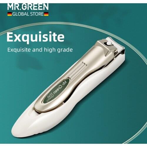 MR.GREEN Nail Clippers Anti-Splash Nail Cutter Detachable Design Fingernail Scissor Stainless steel + ABS resin Manicure Tools