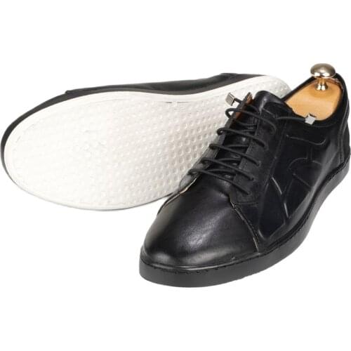 DeepSEA Male Pool Coid Rubber Based Rubber Lace-Up Leather Shoes 2104486