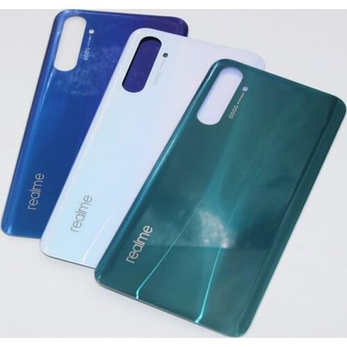 Original New Back Battery Cover Housing Door Rear Case For Oppo realme X2 RMX1991 With Adhesive Sticker Repair Parts 6.5 inch