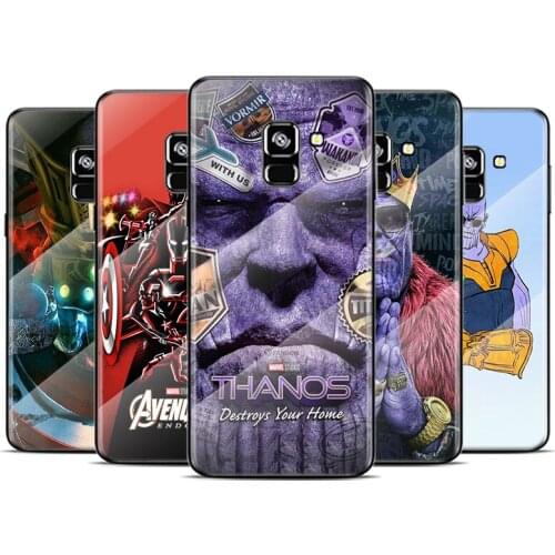 Marvel Thanos Infinity Gauntlet For Samsung Note 20 10 9 8 Ultra Lite Plus 5G A70 A50 A40 A30 A20 A10 Tempered Glass Phone Case