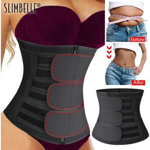 Waist Trainer Body Shaper For Woman Sauna Sweat Slimming Belt Modeling Strap Weight Loss Workout Fitness Trimmer Cincher Corset