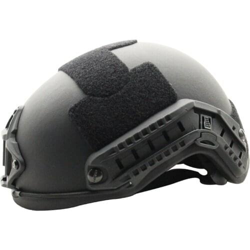Pass The Testing Black FAST HIGH CUT PE Class III Bullet Proof Helmet NIJ IIIA Class III
