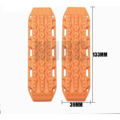 2Pcs Anti-Skid Anti-Sand Self-Help Trap Rescue Board for 1/10 RC Crawler Car TRX4 Defender Bronco RC4WD D90 Axial Scx10 90046 CC