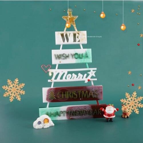 Transparent Silicone Mold Resin Decorative Craft DIY Christmas decoration Mold epoxy resin molds for Decoration mold