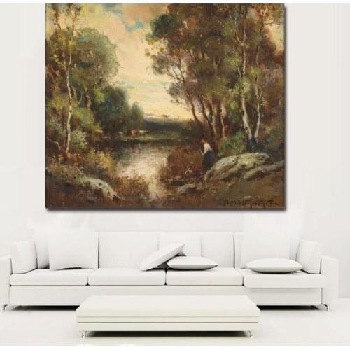 SELFLESSLY Natural Scenery Canvas Paintings for Living Room Posters Prints Wall Art Canvas Prints Pictures Modular Painting