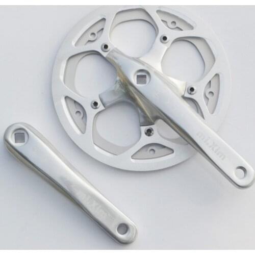 BMX Road Folding Bikes Bicycle Cranksets 52T Alloy 170mm Cycling Crankset + Cover 1 Pair