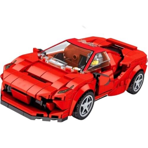 Speed Champions Famous Racing Sports Car F8 MOC Building Blocks Classic Model Bricks for Children Toys Gift Creator City DIY