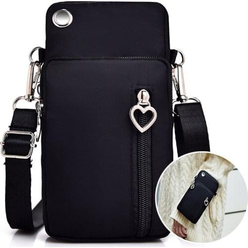 Men Woman Messenger Bag Mini Shoulder Bag Diagonal Multi-Function Mobile Phone Bag Outdoor Earphone Pouch Sports Bag