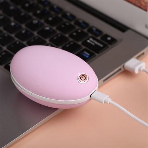 Hand Warmer Winter Mini Women Heater Hand Warmer Pistachio Pocket Heater Heat Keep Warm Solid Girls Easy To Carry Charging USB