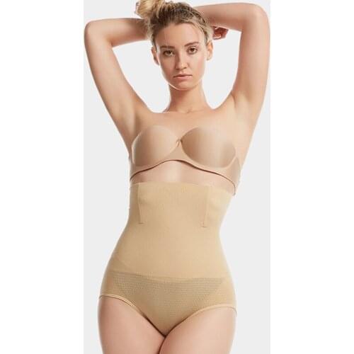 Control Panties Waist Slimming Underwear Belly Flat High Rise Butt Lifter Tight Tummy Shapewear Sexy Thong Body Shaper With Hole