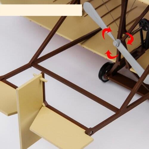 Vintage Plane Model 1/24 Scale Airplane Model Toy Kids Educational Toy Gifts