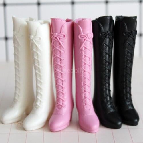 1 Pair Fashion High Heels Boots Shoes for 1/6 Blyth, Licca, Azone, Momoko Doll Shoes Clothes Outfits Accessories