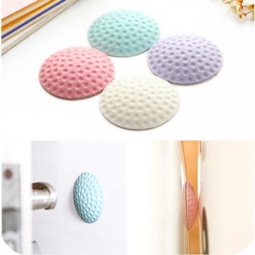 1Pcs Creative Cozinha Thickened Mute Door Rear Wall Crash Pads Home Decoration Home Tools Goods Kitchen Accessories Gadgets