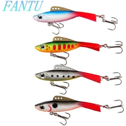 FANTU 2018 New Ice Fishing Jig 28.5g/76mm Winter Ice Fishing Hook Artificial Fishing Jig Hooks Ice Fishing Accessories 2PCS