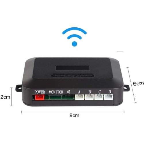 4 Sensors Car Parking Sensor Radar Detector Reverse Backup Rear Monitor System LED Display Auto Parktronic Assistance