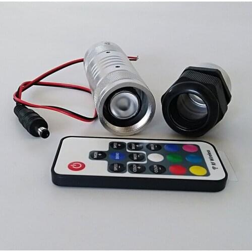 Remote controlled 7W car use Mini Led projector fiber optic DIY ceiling star light Engine Lighting source machine device DC 12V