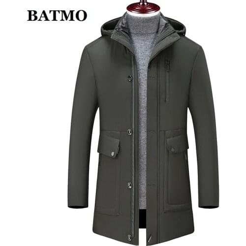 Мужские теплые парки Batmo China At AliExpress