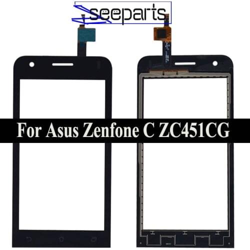 Touch Screen Digitizer For Asus Zenfone C ZC451CG Glass Sensor Replacement Parts High Quality For Asus ZC451CG Touch Screen