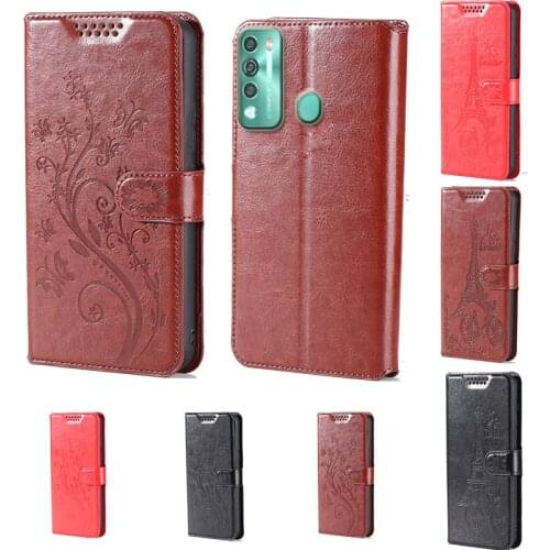 For itel Vision 2 butterfly flower Tower Flip Leather Wallet Phone Case For itel S16 Pro Phone cover with card slot