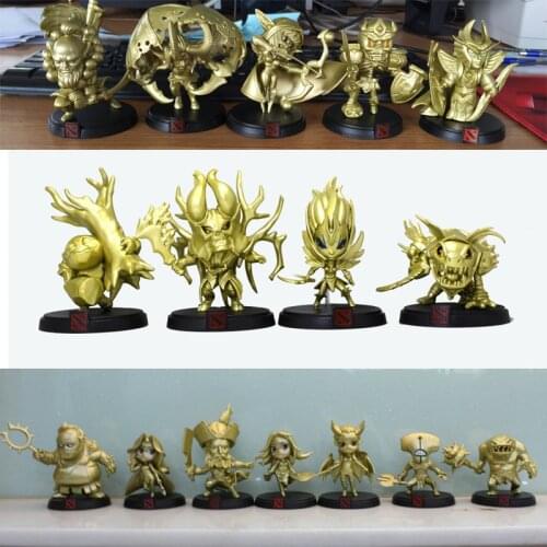 16styles Golden Dota 2 Global Official Limited Collection Game Action Figure Toys Boxed PVC Action Figures dota2 Toys