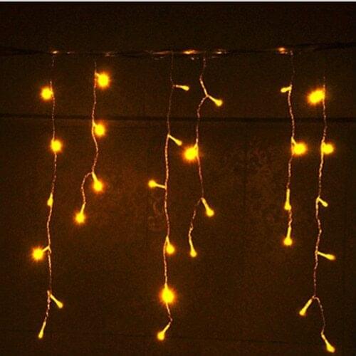 4M Festoon Christmas Curtain Icicle LED String Light Indoor Outdoor Party New Year Garland Fairy Decoration Light for Home