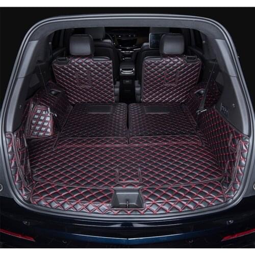 Good quality! Custom special car trunk mats for Cadillac XT6 2020 6 7 seat durable cargo liner mats boot carpets for XT6 2020