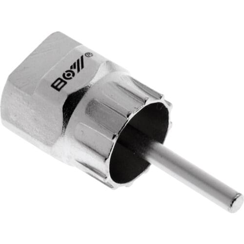 Bicycle Cassette Lockring Removal Tool with Guide Pin for Flywheel Freewheel