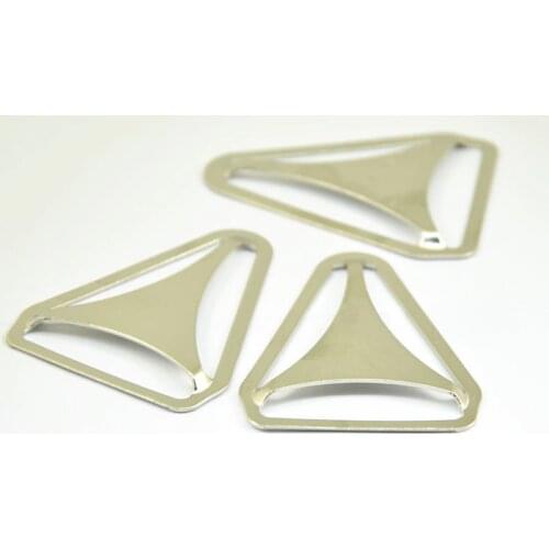 1''inch/1.6''inch 25mm /40mm Metal TriangleS Ring Adjustable Buckles For Suspender Pants Bag Webbing Strap DIY