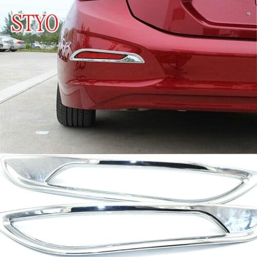 STYO Car ABS Chrome Rear Fog Light Cover Trim for Chevrolet CRUZE 2017 2018