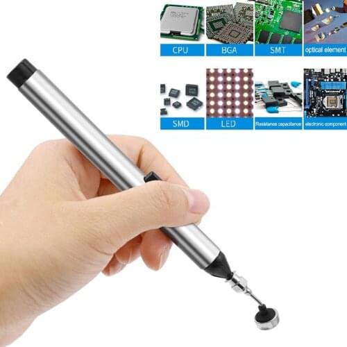 Chip Picking Pen IC SMD Vacuum Sucking Suction Pen Remover Sucker Pump Soldering Pick Up Vacuum Suction Pen And Suction Header